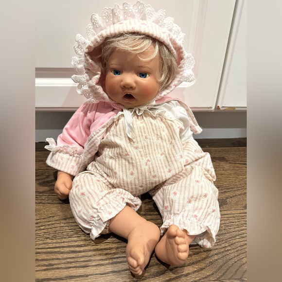 ✨ Vintage Lee Middleton Sleeping Baby Doll 1990sRealistic Collectible ✨